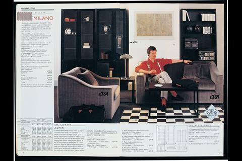 Throughout the 80s there was a heavy emphasis on ‘stronger, more cheerful colours’.